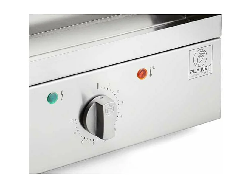 Plancha électrique en inox Chef 55 cm Sans accessoires