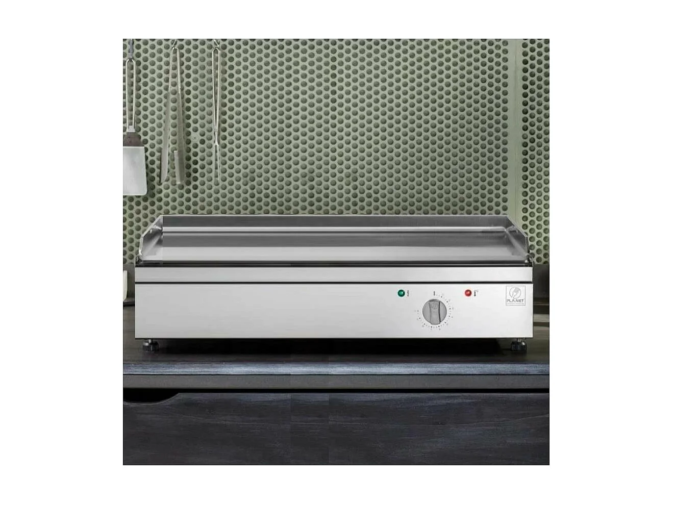 Plancha électrique en inox Chef 80 cm Sans accessoires