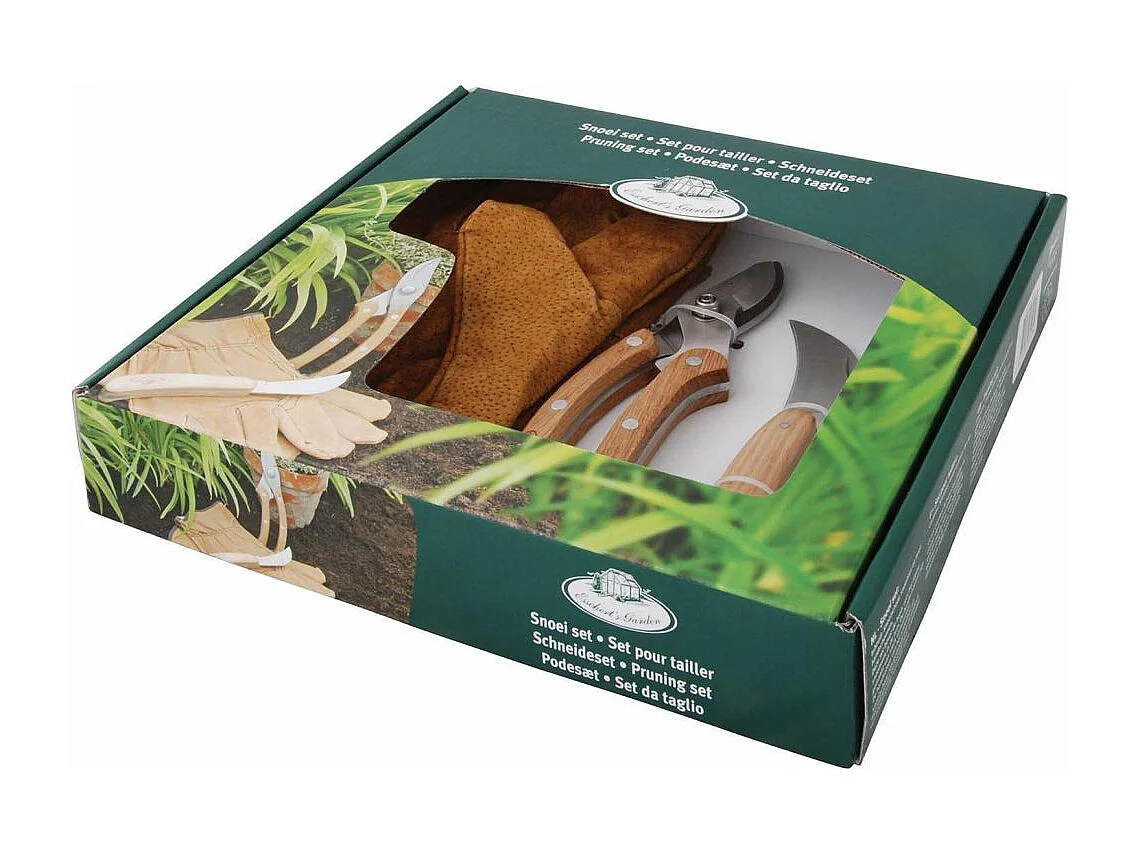 Set d'outils pour tailler avec gant en cuir