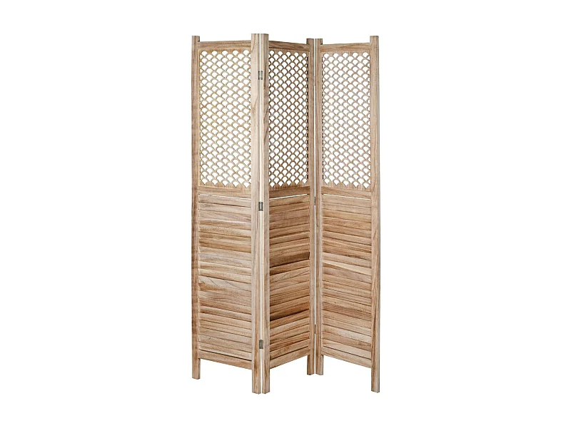 Paravent en bois Feuillage