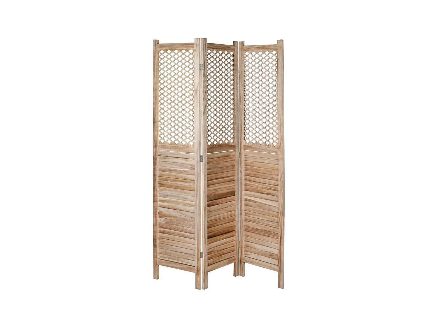 Paravent en bois Feuillage