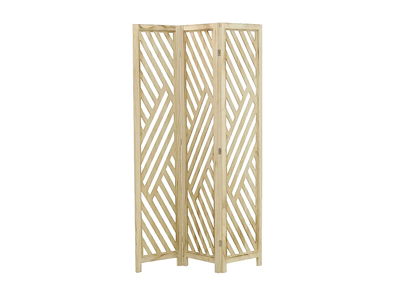 Paravent en bois naturel
