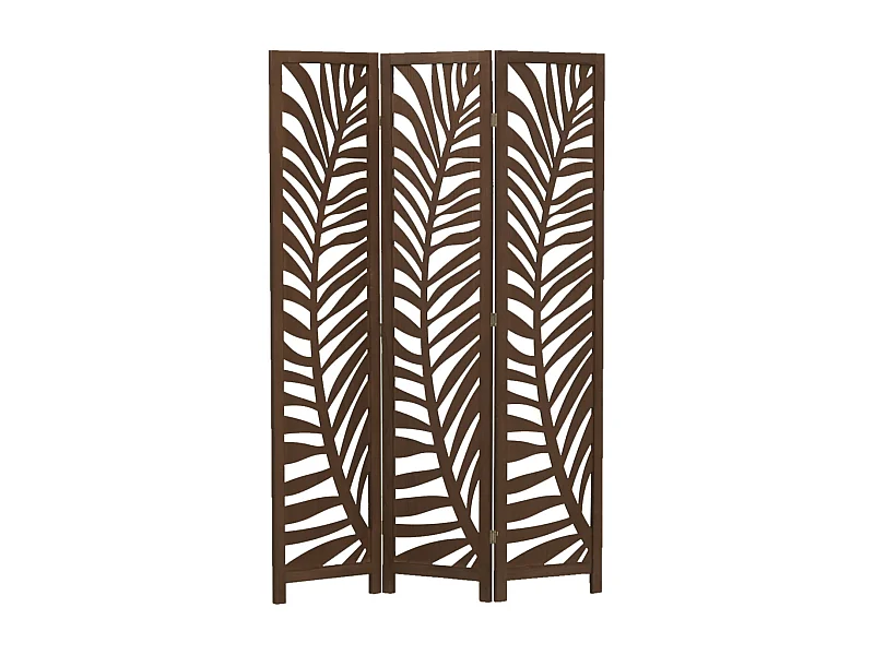 Paravent en bois Feuillage