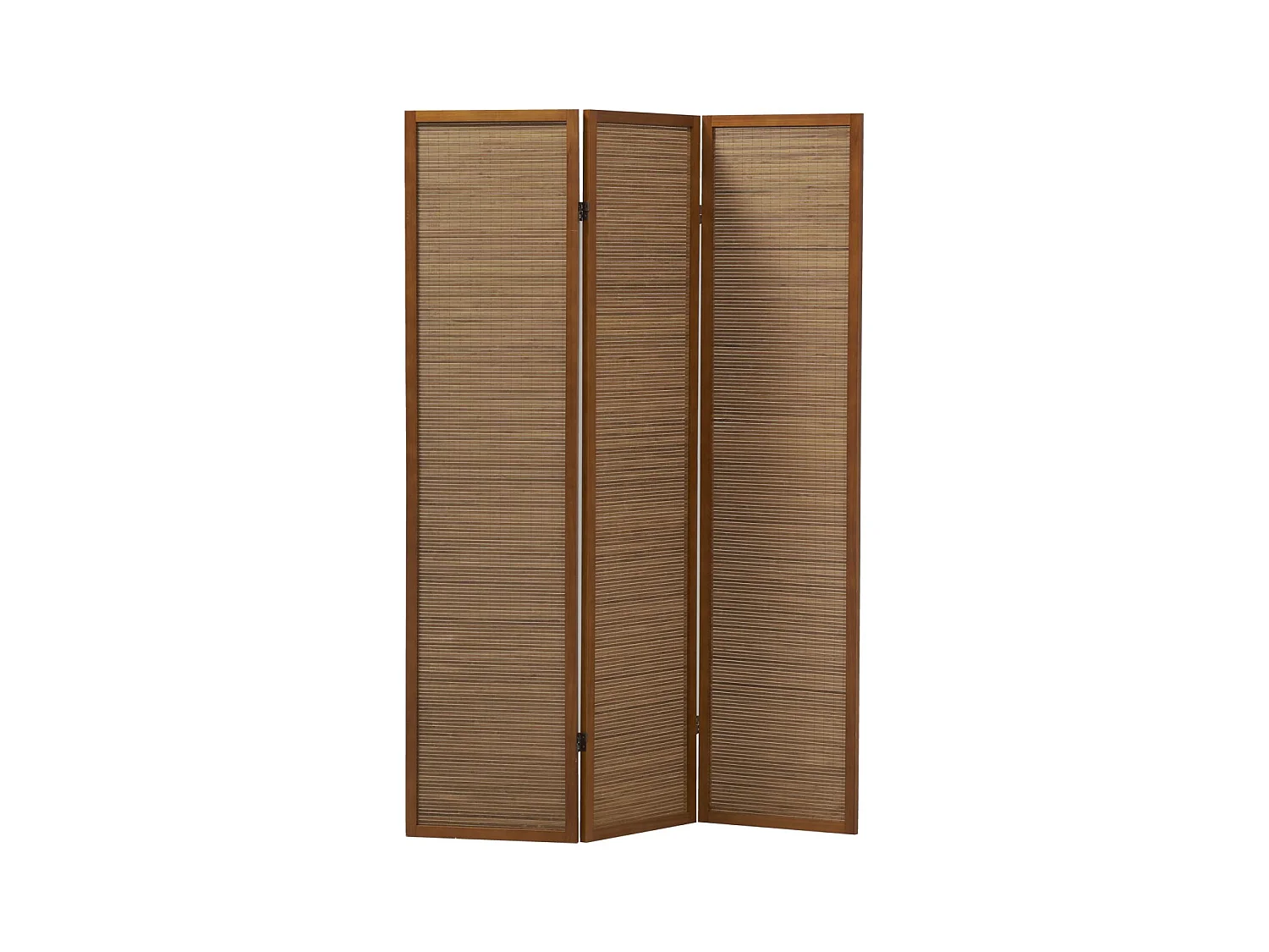 Paravent en pin et bambou 3 Panneaux
