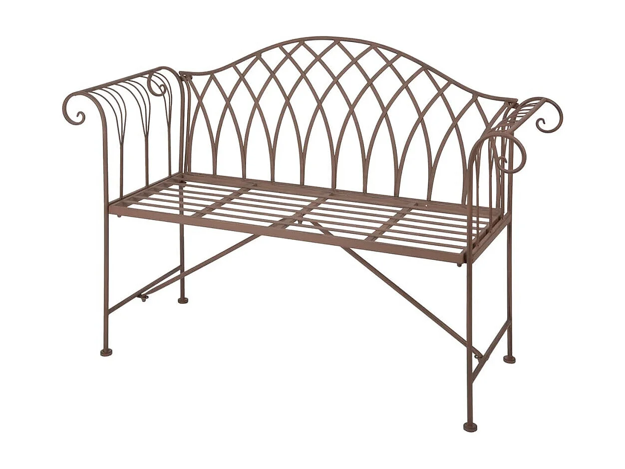 Gartenbank aus Metall