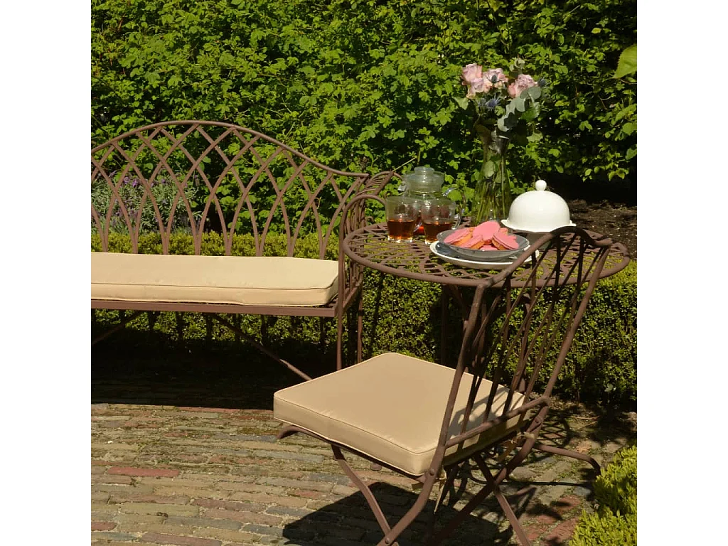 Gartenbank aus Metall