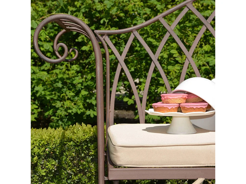 Gartenbank aus Metall