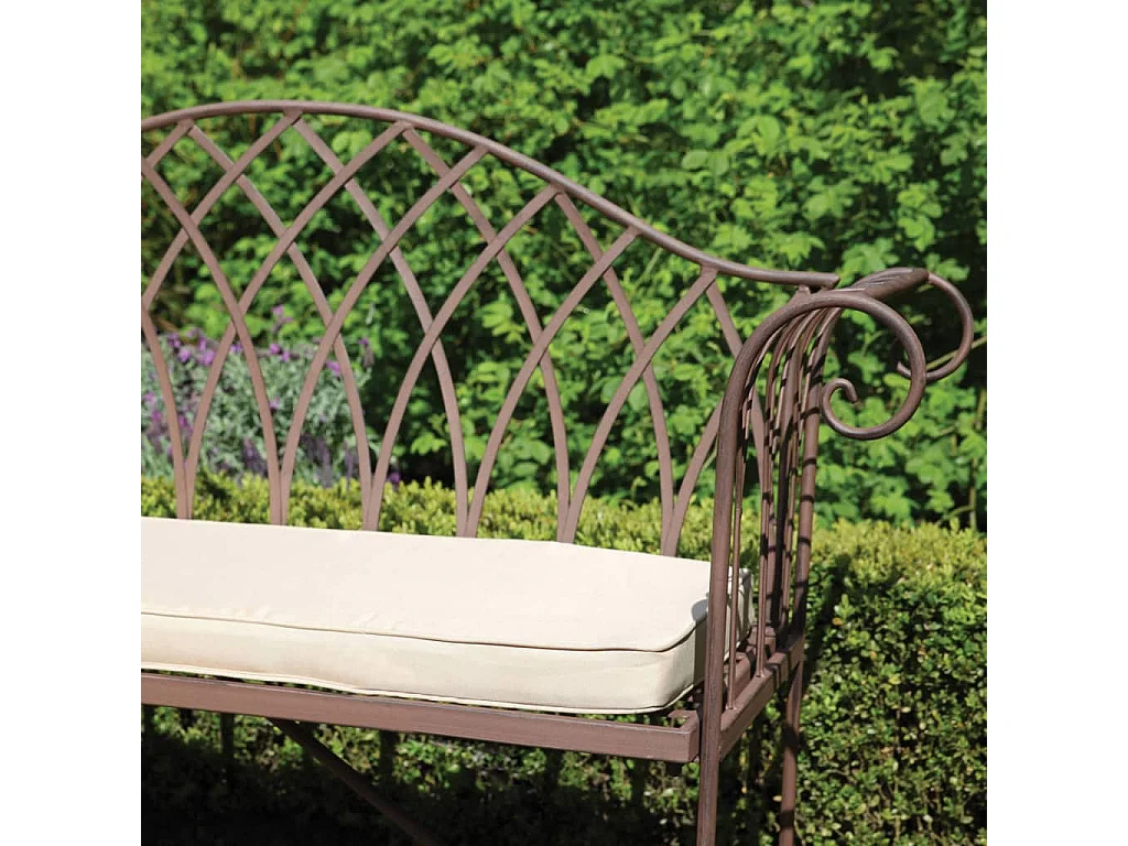 Gartenbank aus Metall