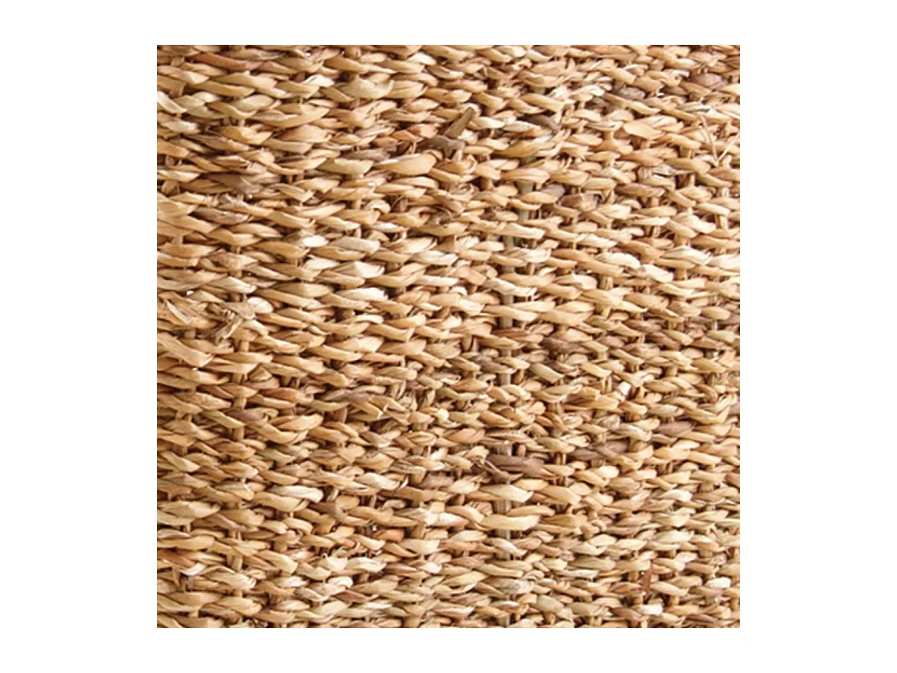 Cache-pots carrés en jonc de mer naturel (Lot de 4)