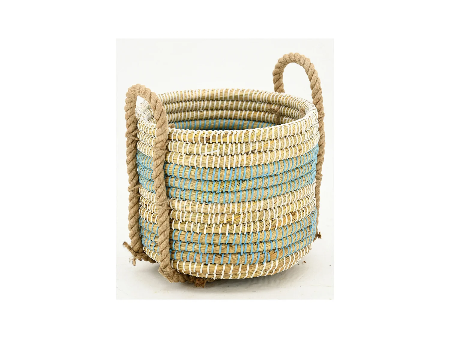 Cache-pots en jonc naturel (Lot de 4)