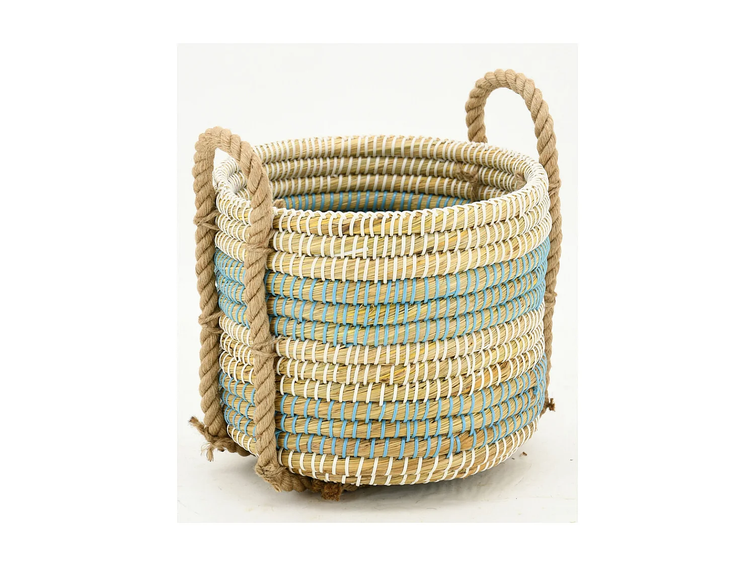 Übertopf aus ungefärbter Binse (4er-Pack)