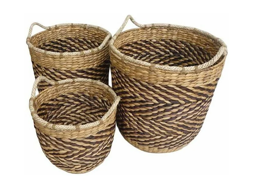 Cache-pots en jacinthe (Lot de 3)