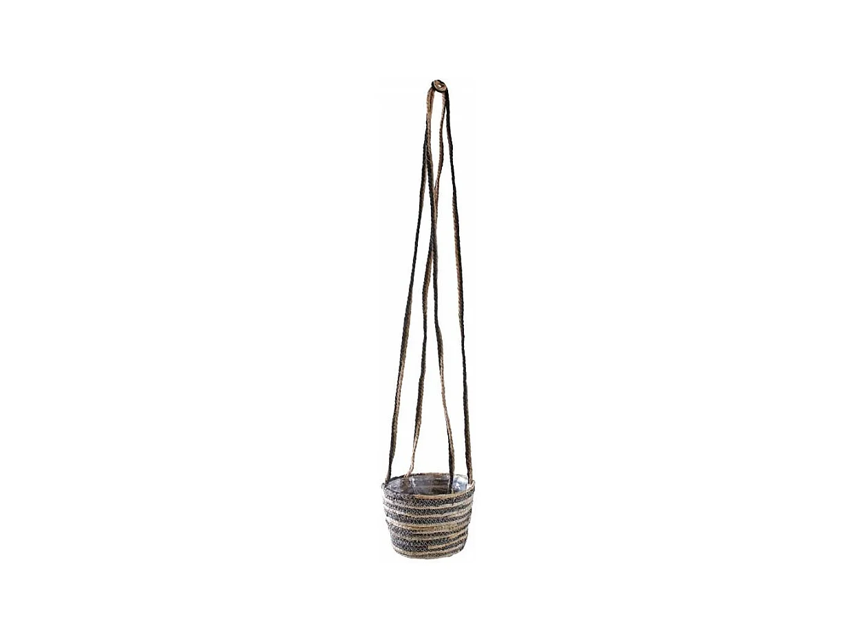 Cache-pot suspendu en jute naturelle – Idéal pour plantes d'intérieur