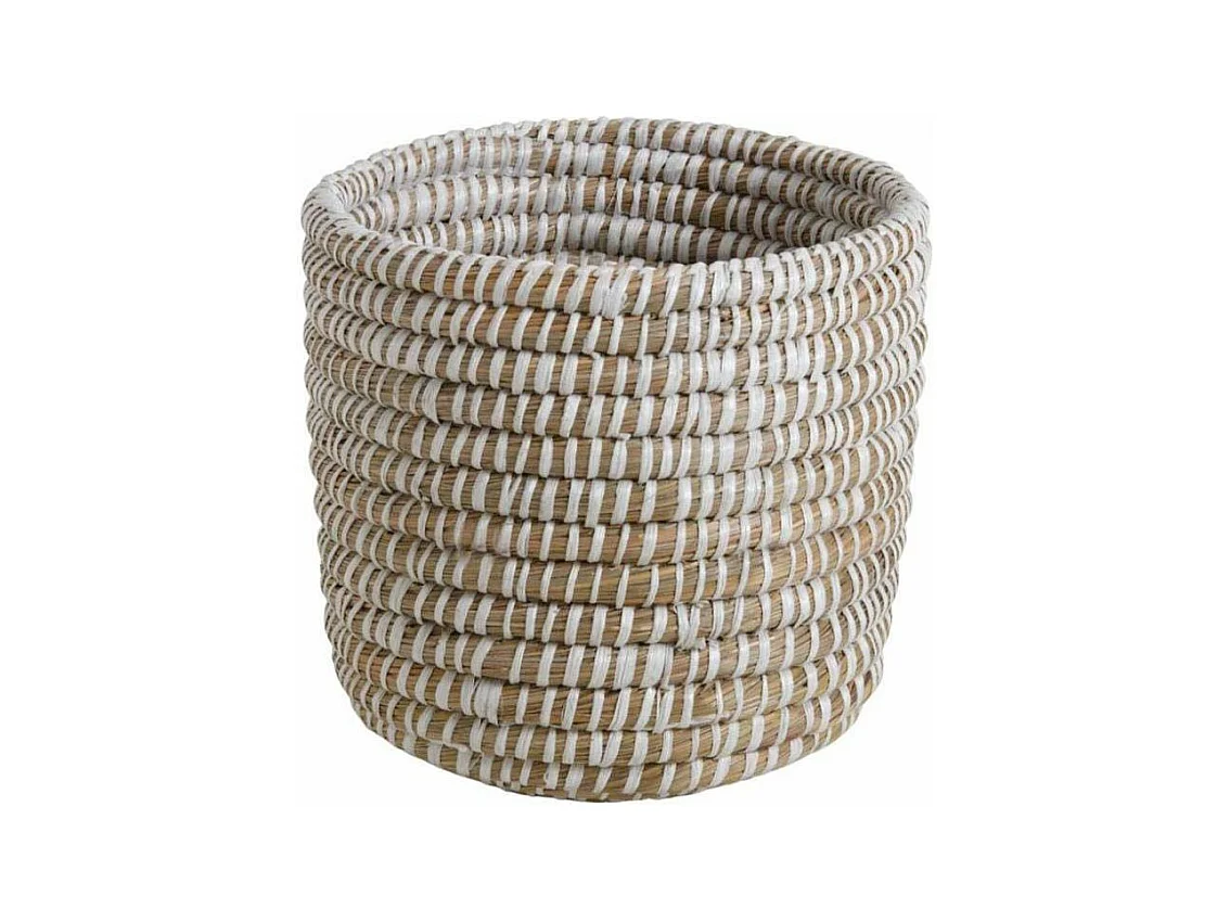 Cache pot rond en jonc de mer( Lot de 3)