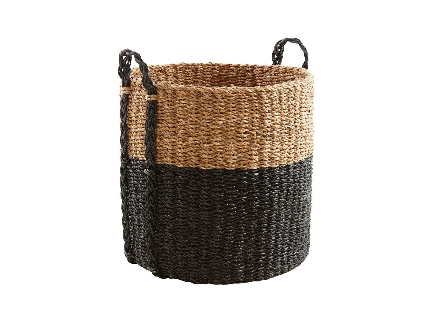 Cache-pot ronds en jonc de mer (Lot de 3)