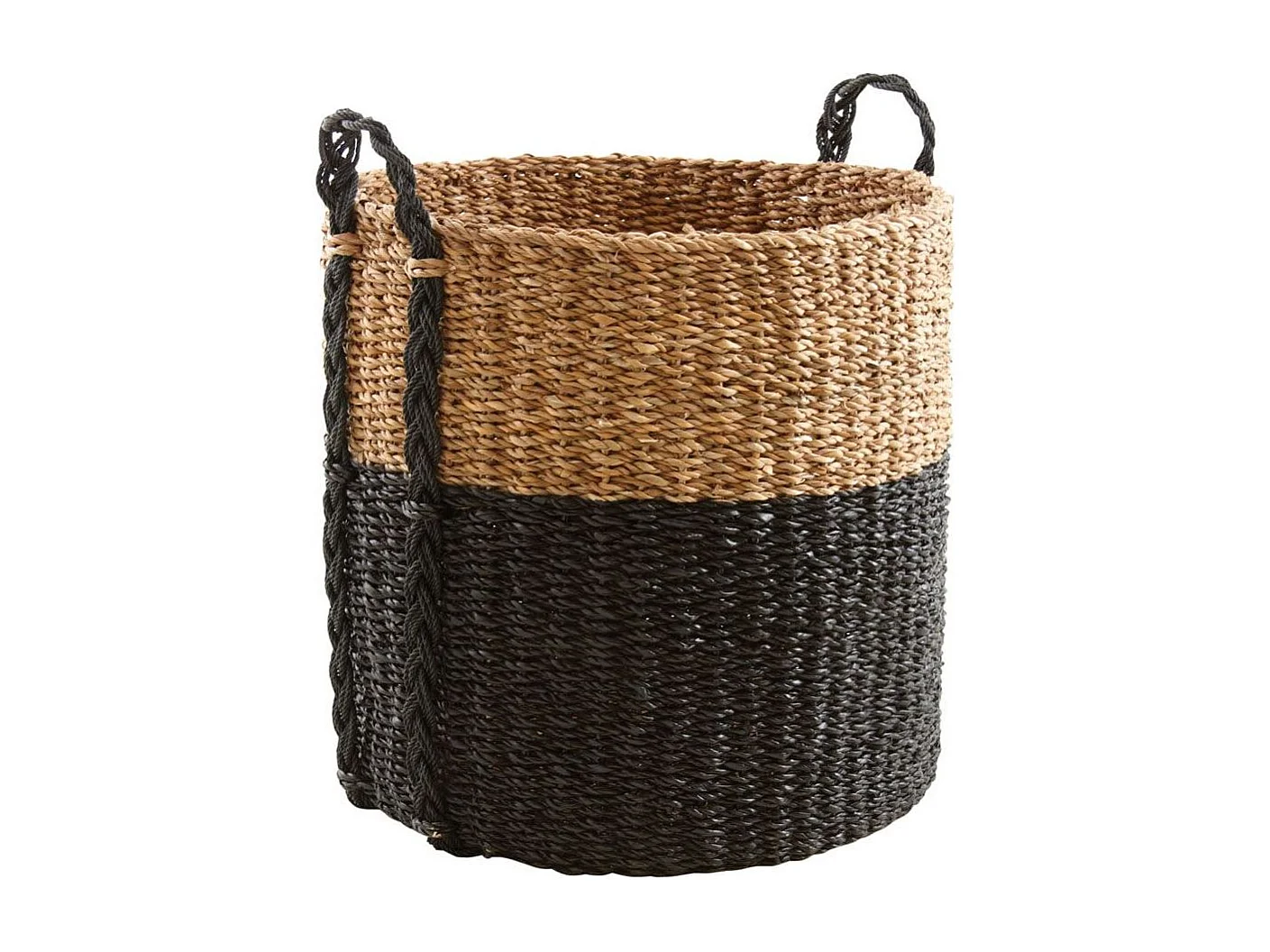 Cache-pot ronds en jonc de mer (Lot de 3)