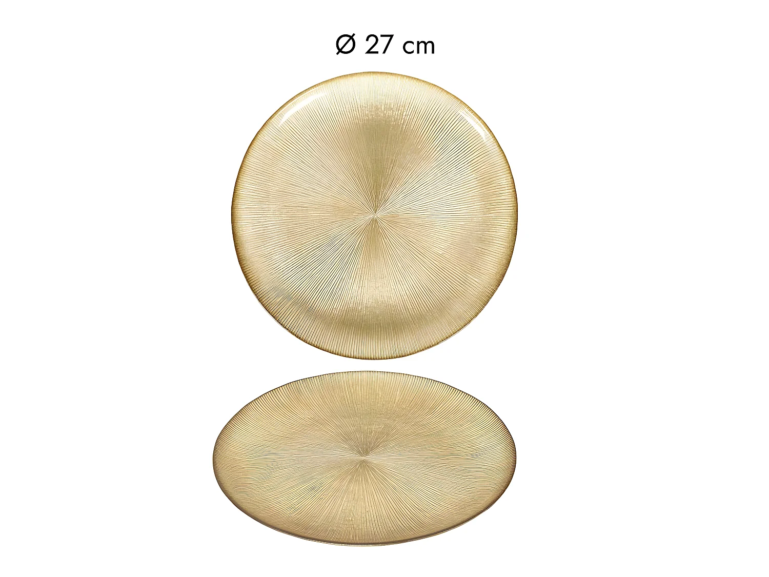 Servizio di bicchieri Royal da 18 pezzi placcati in oro