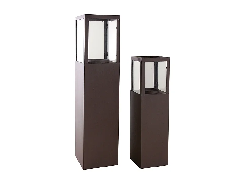 Colonnes en métal Stuart (Lot de 2)