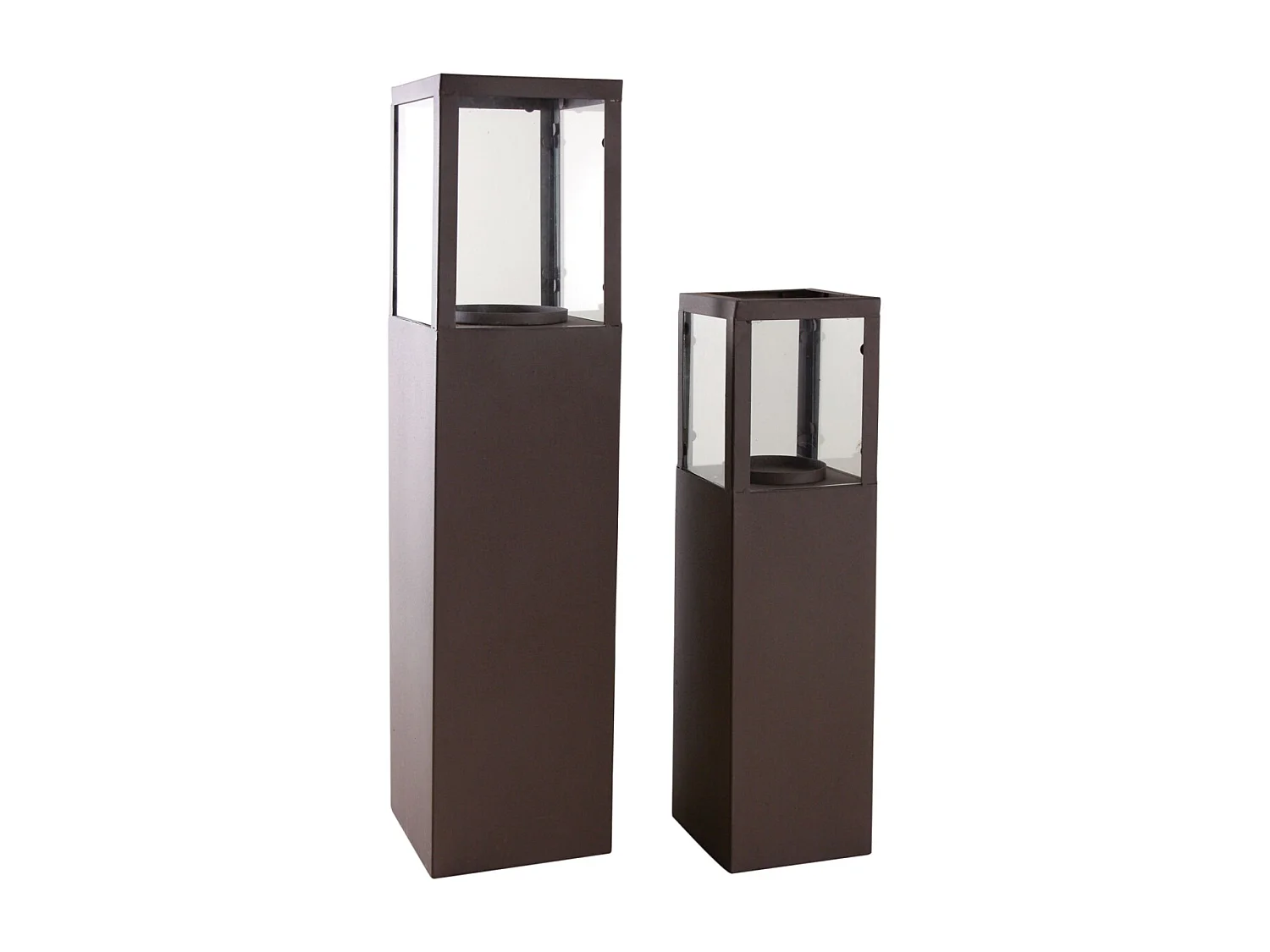 Colonnes en métal Stuart (Lot de 2)