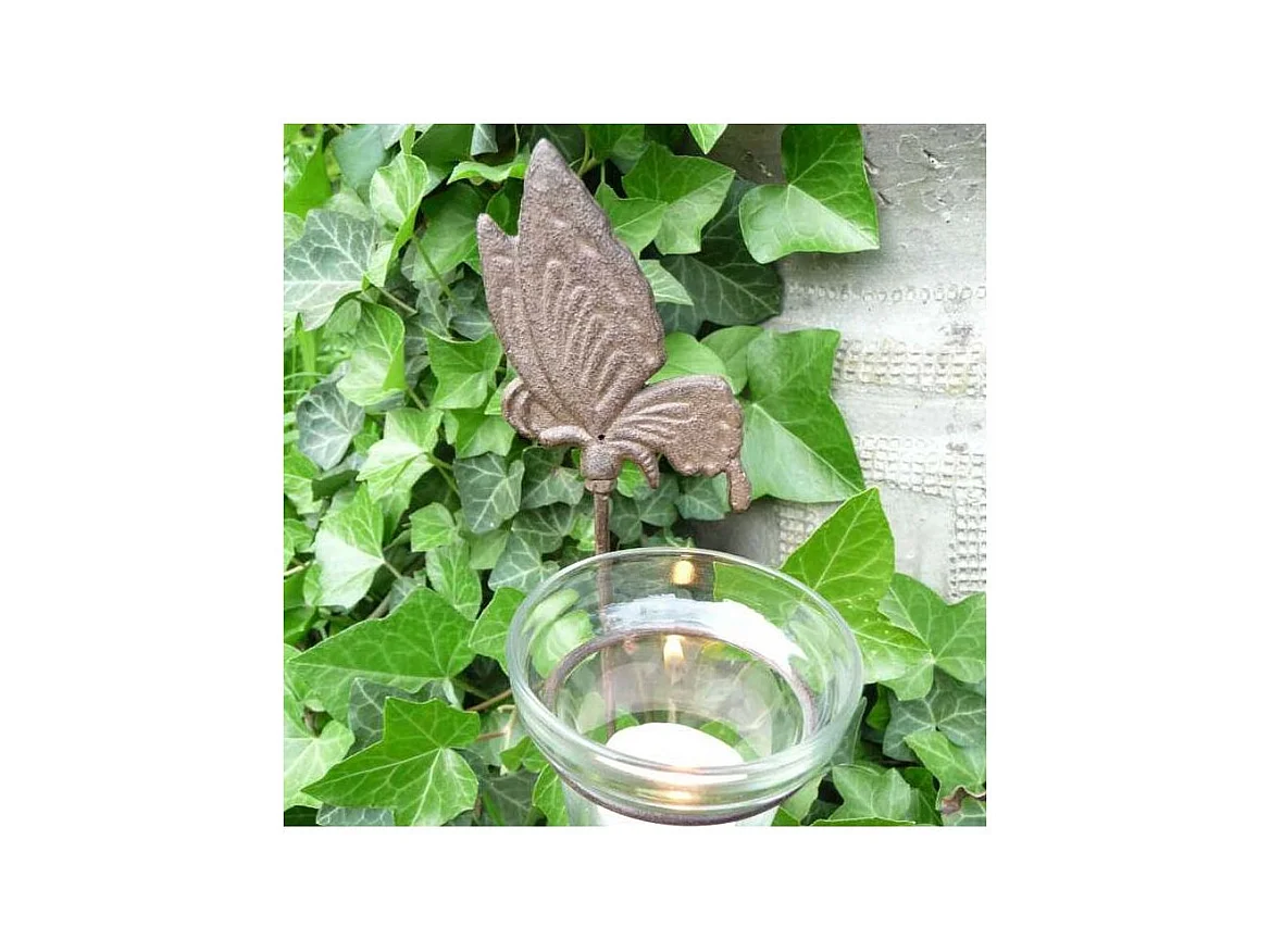 Photophores de jardin sur pique (Lot de 4)