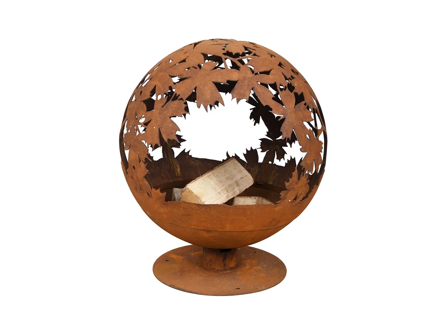 Foyer Design de feuilles Couleur rouille FF293