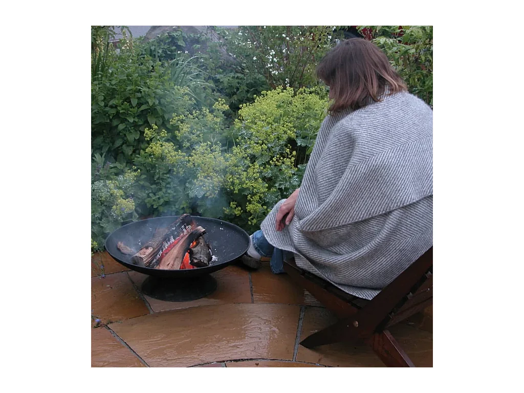 Runde Feuerstelle Brasero für Gussholzscheite Durchmesser 59 cm