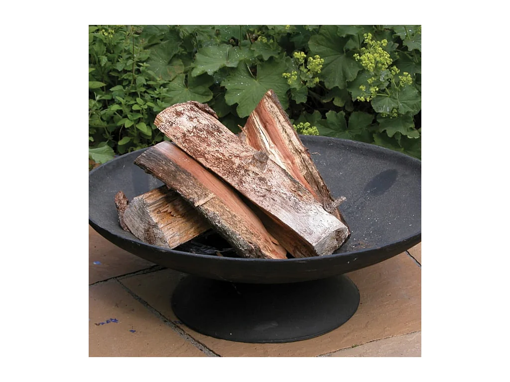 Runde Feuerstelle Brasero für Gussholzscheite Durchmesser 59 cm