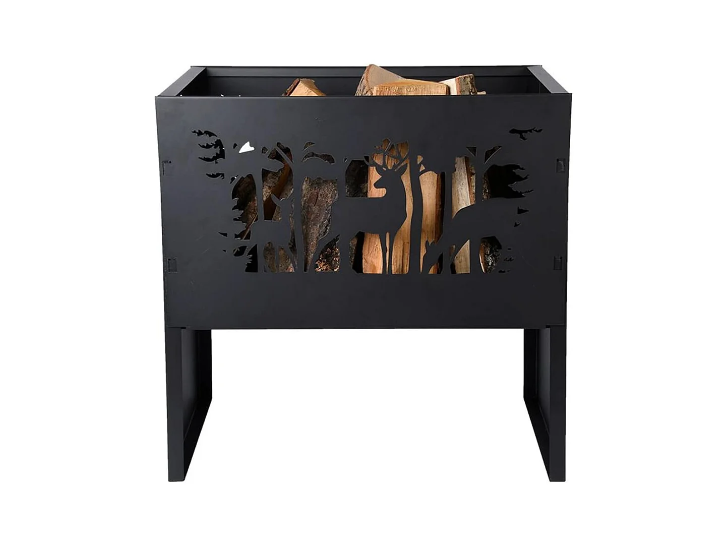 Panier à feu Cerf Rectangulaire