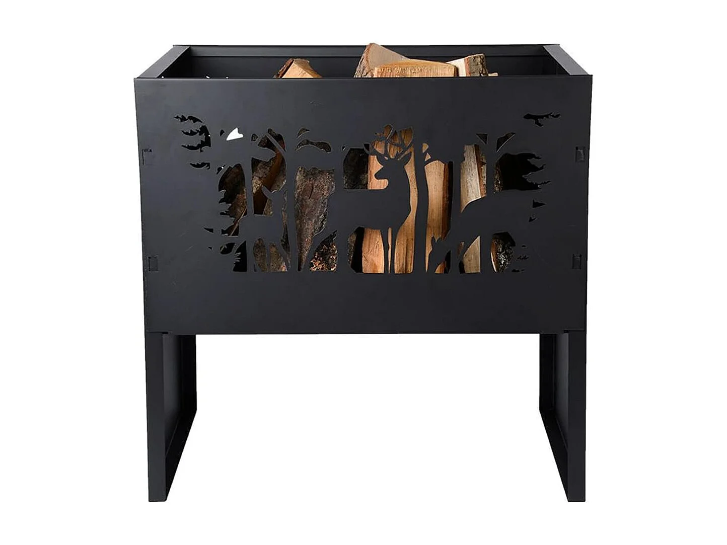 Vuurkorf hert rechthoekig