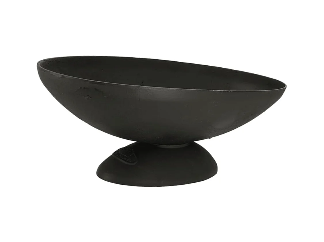 Brasero ovale en fonte