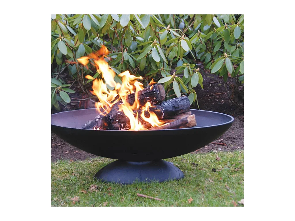 Brasero ovale en fonte