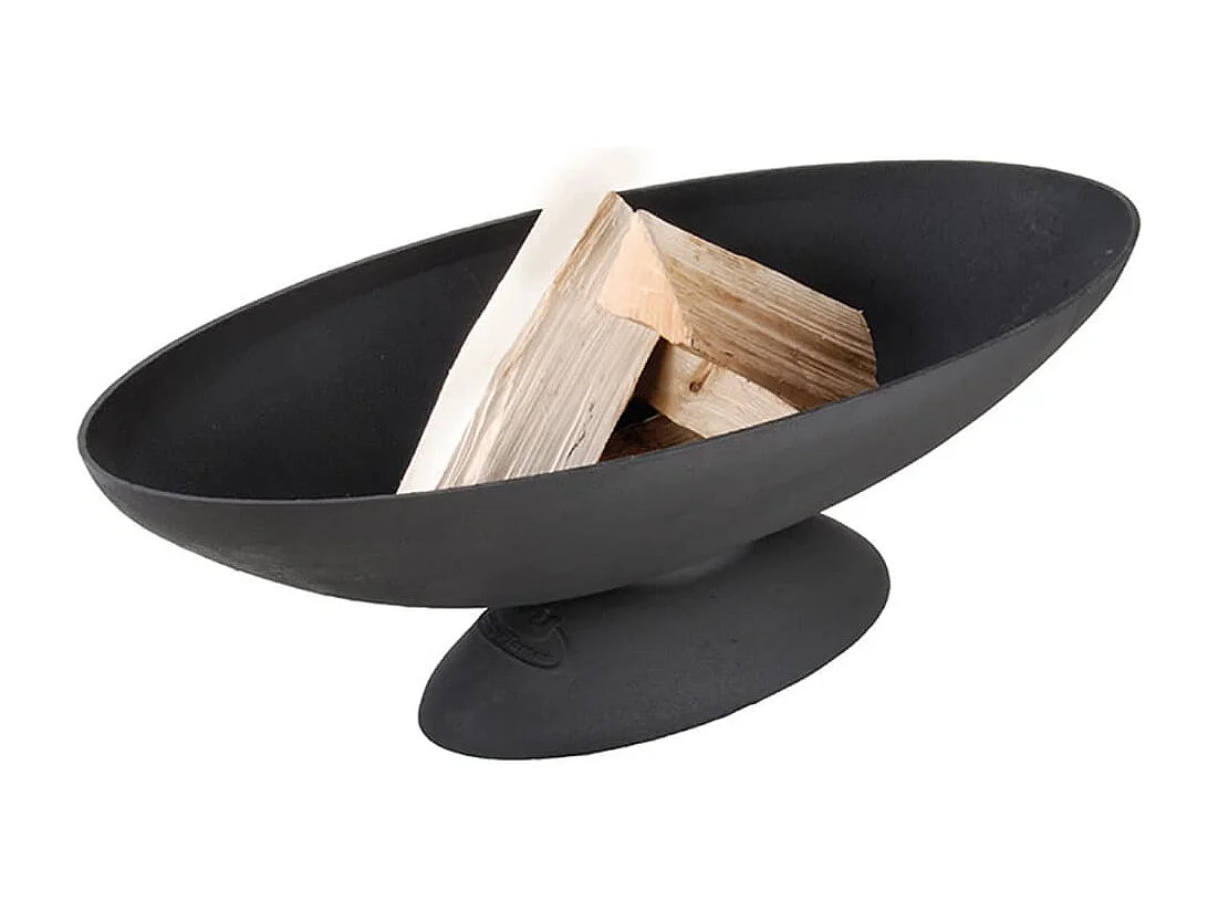 Brasero ovale en fonte