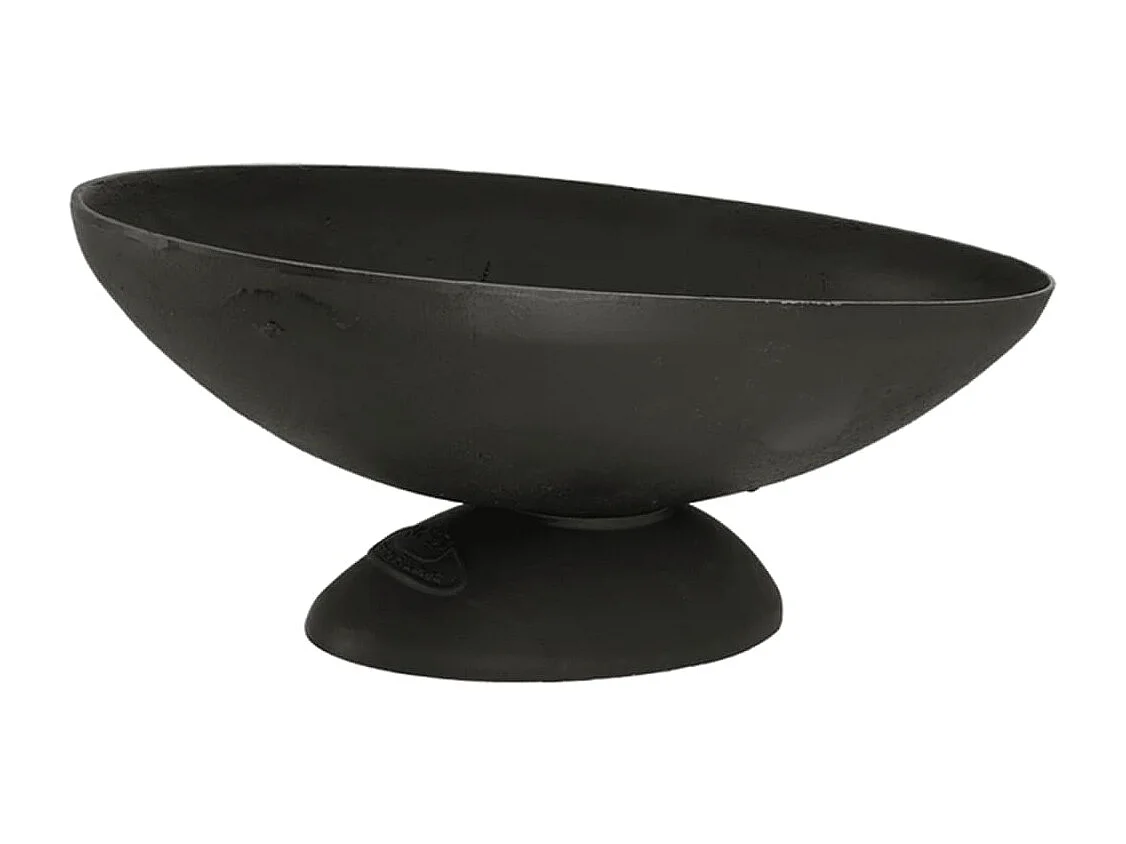 Brasero ovale en fonte