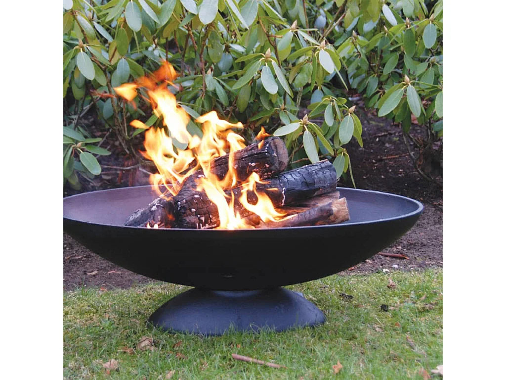 Brasero ovale en fonte