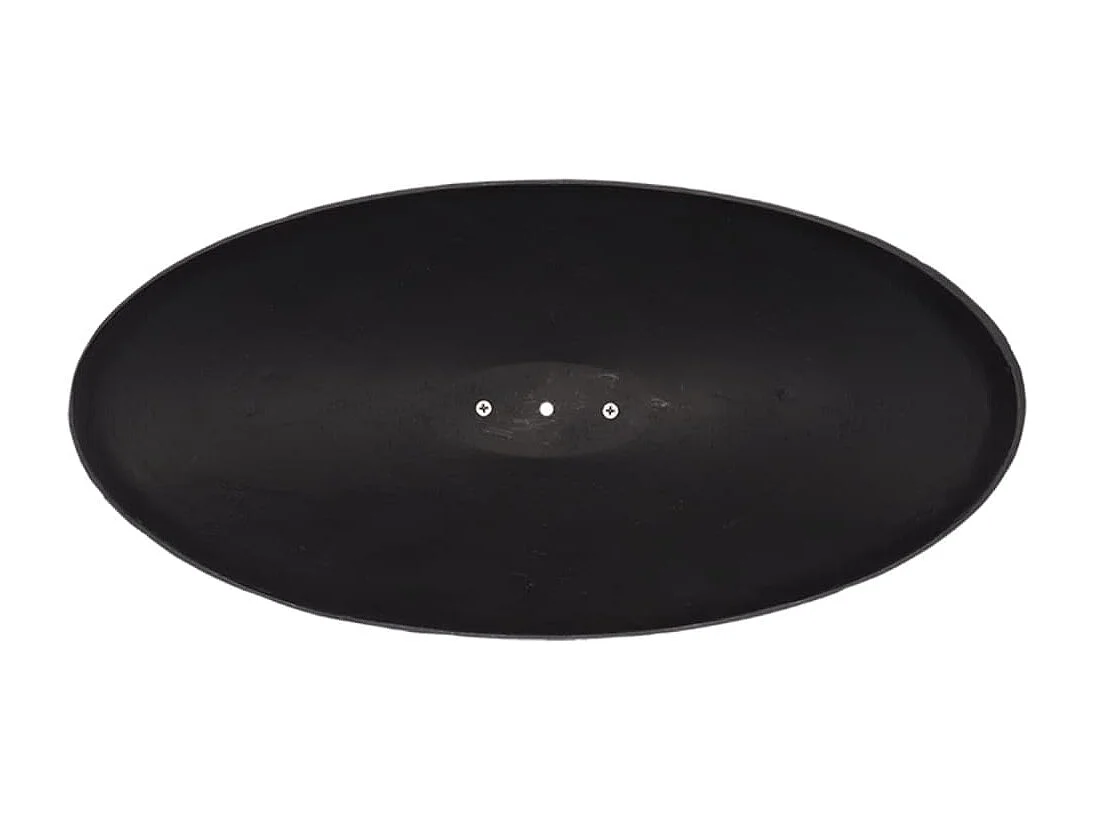 Brasero ovale en fonte