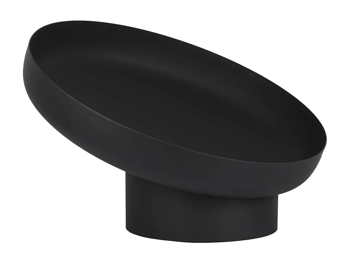 Vasque à feu inclinée Noir Acier FF402