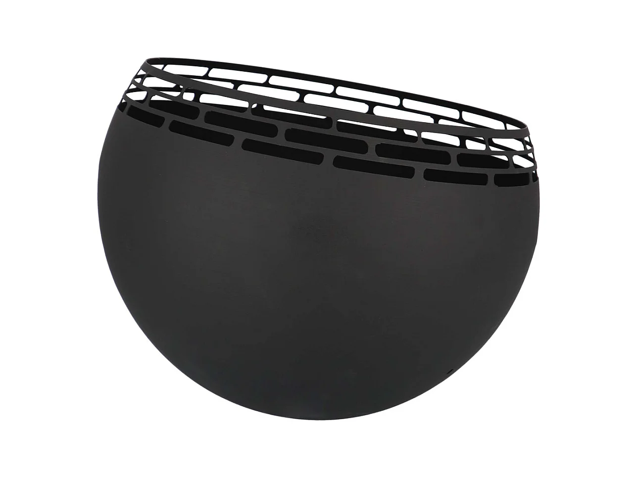 Feuerstelle Kugel Streifen Schwarz