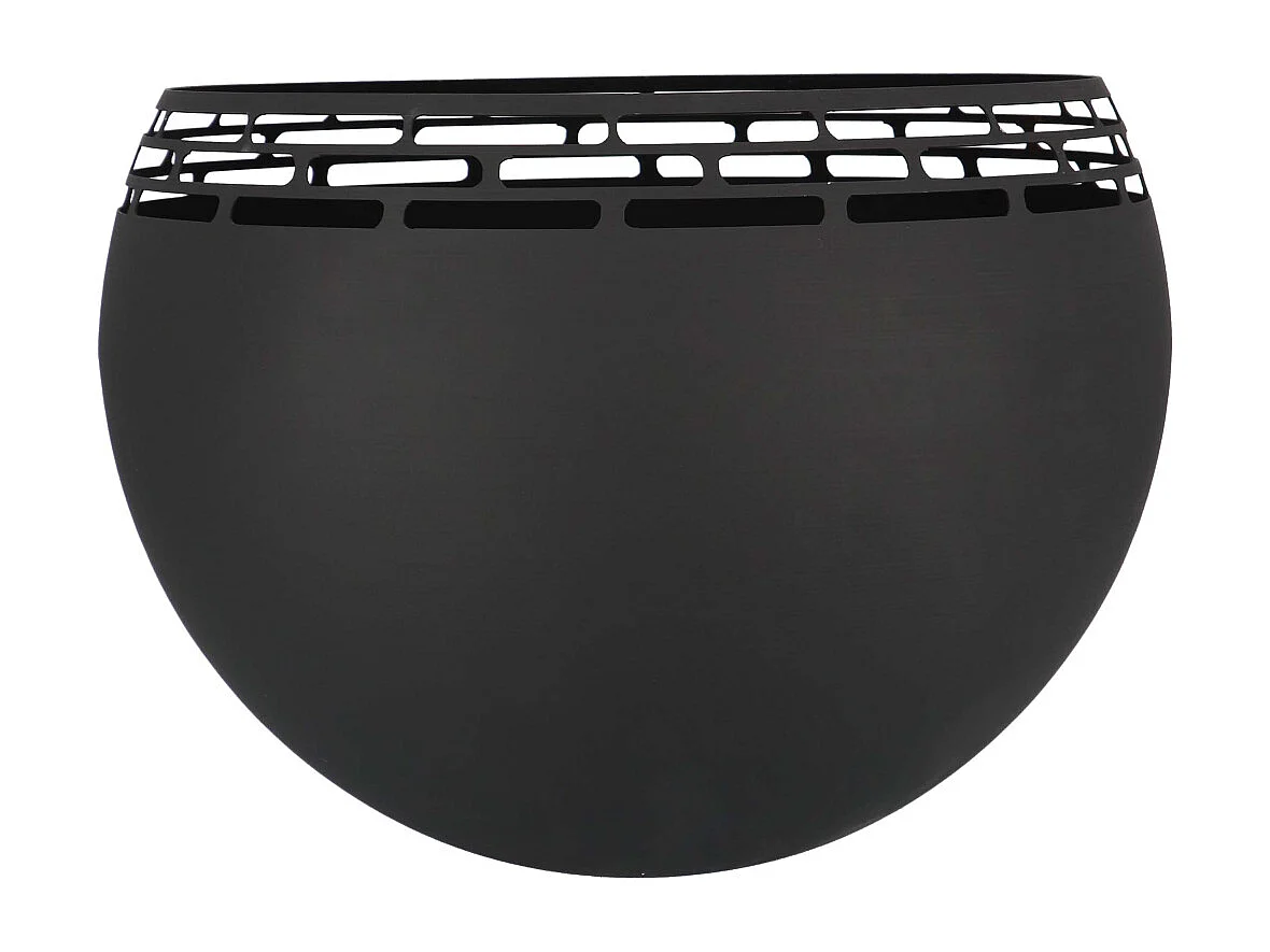 Feuerstelle Kugel Streifen Schwarz