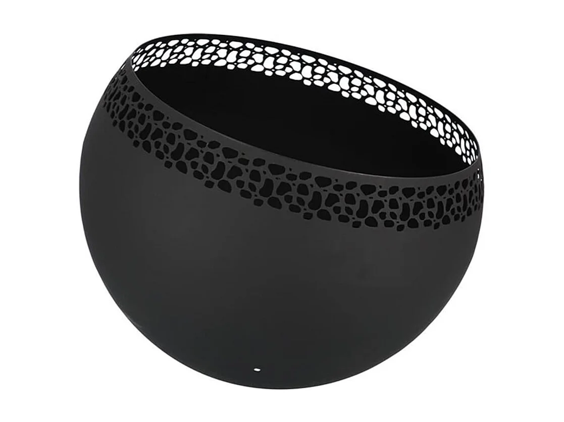 Bol à feu boule moucheté Noir