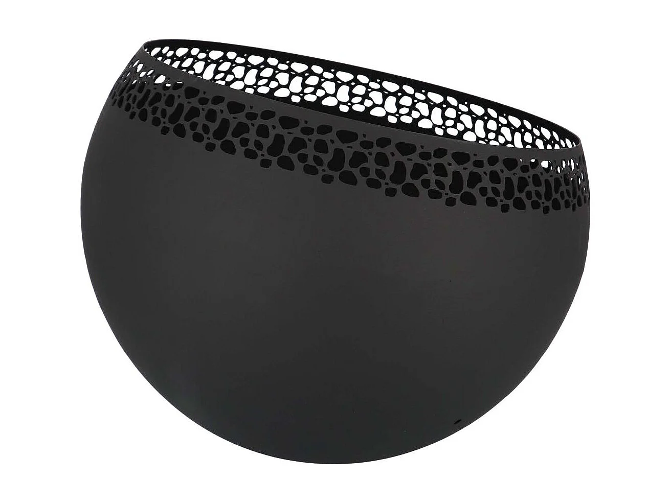 Bol à feu boule moucheté Noir