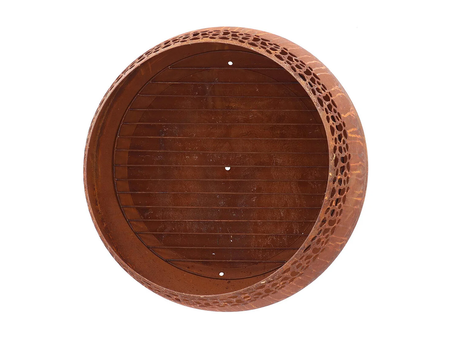 Bol à feu boule moucheté Rouille