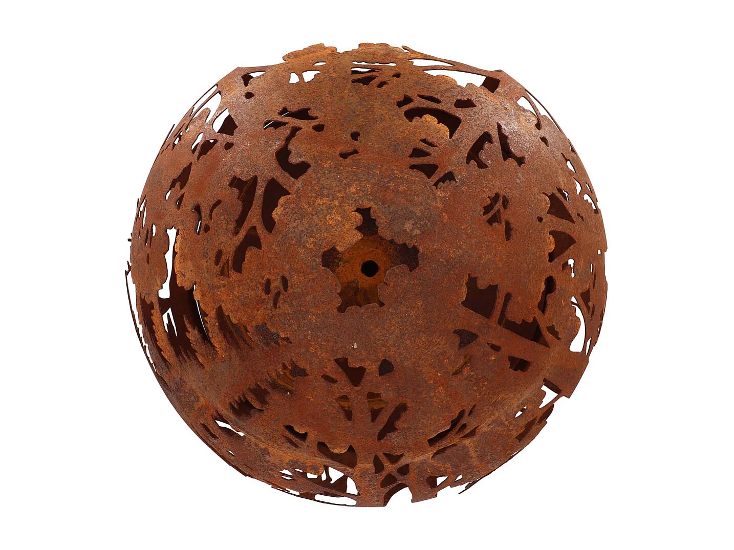 Foyer à coupe Laser 57,5 x 57,5 x 66 cm Rouille FF261