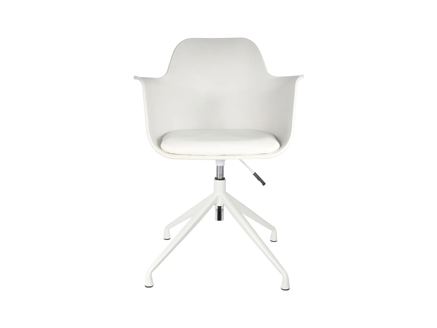 Fauteuil Pivotant Chicago Blanc - Lot De 2 Blanc
