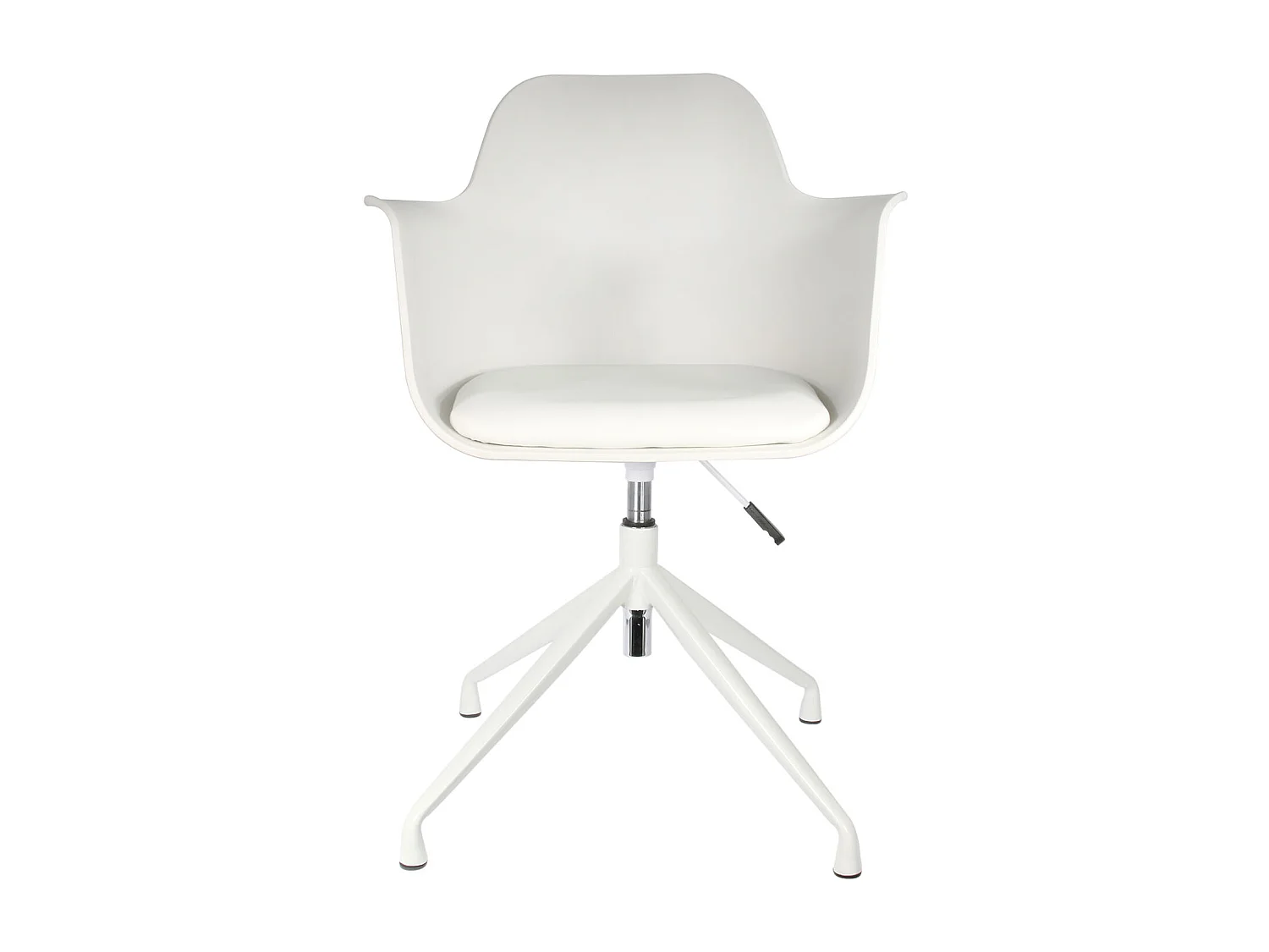 Fauteuil Pivotant Chicago Blanc - Lot De 2 Blanc