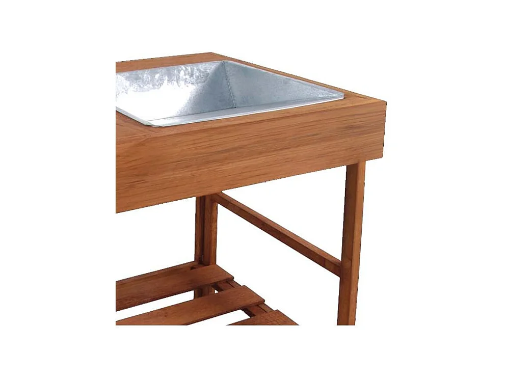 Table à rempoter en bois feuillus