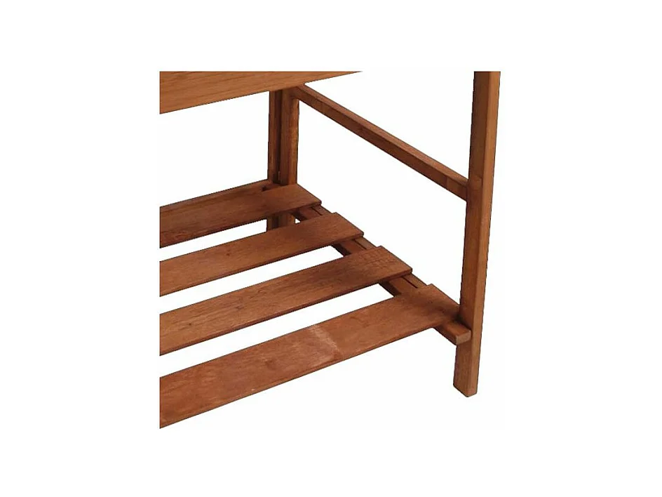 Table à rempoter en bois feuillus