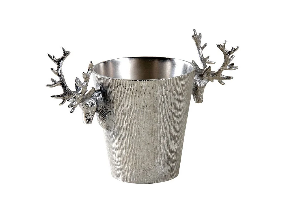 Seau à champagne cerf en aluminium