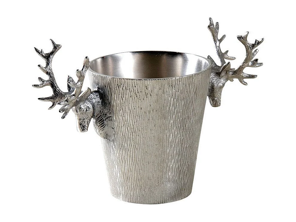 Seau à champagne cerf en aluminium