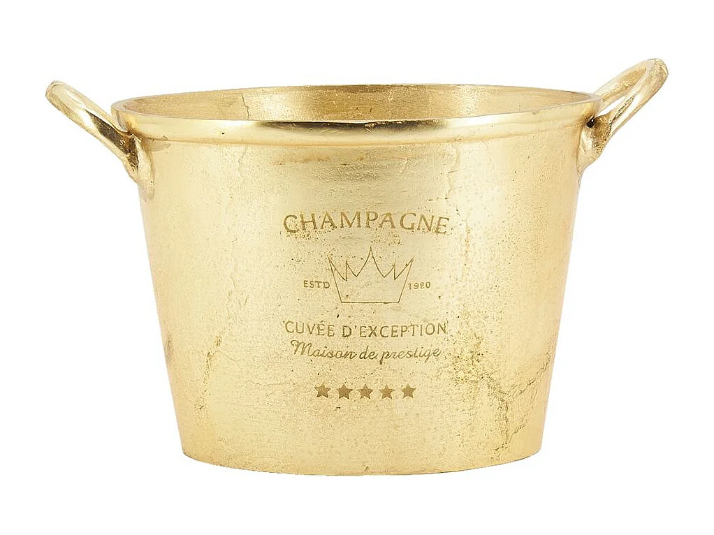 Seau à champagne doré