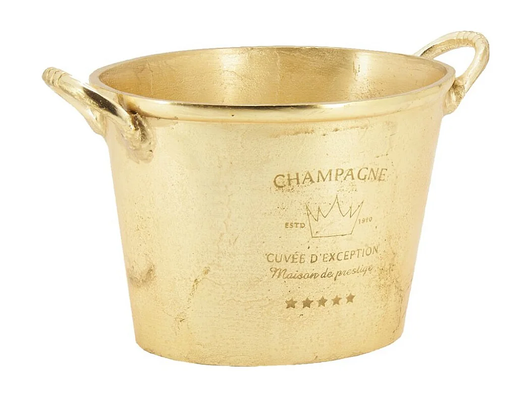 Seau à champagne doré
